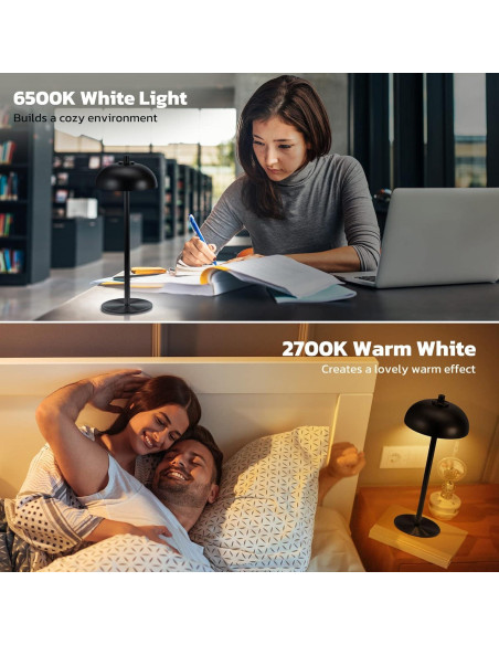 Lámpara de Mesa Inalámbrica JONEMO MOGU 5000mAh LED Regulable