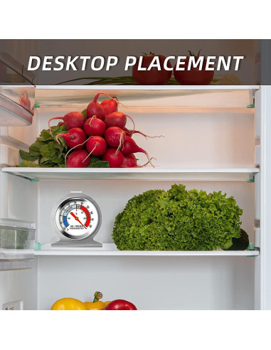 Termómetro de Refrigerador MEANLIN MEASURE 5Pcs 2" Acero Inoxidable -30 a 30C