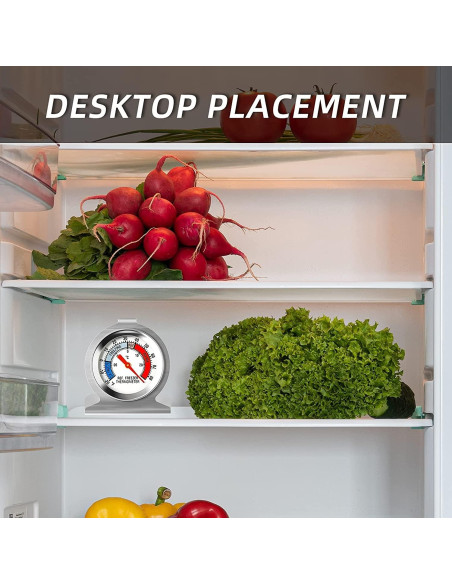 Termómetro de Refrigerador MEANLIN MEASURE 5Pcs 2" Acero Inoxidable -30 a 30C