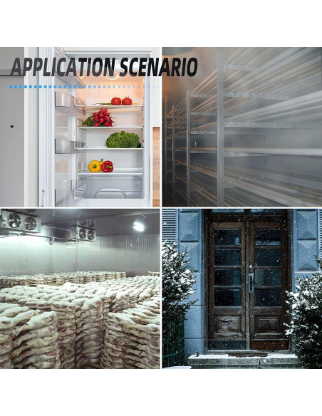 Termómetro de Refrigerador MEANLIN MEASURE 5Pcs 2" Acero Inoxidable -30 a 30C