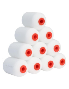 Rodillos de pintura de espuma LIEKUMM 2" - Paquete de 10