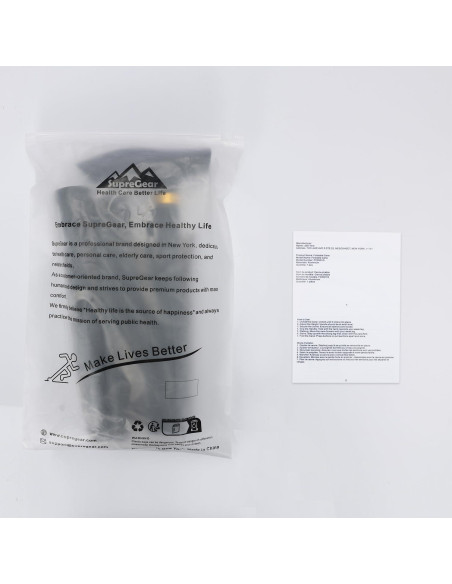 Bastón Plegable Supregear Ajustable 83.8-94 cm Ligero Negro