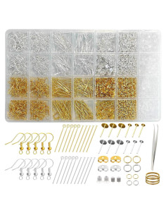 Kit de Suministros para Hacer Pendientes Naturahand 3780 Piezas