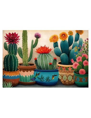 Kit de Pintura de Diamante RYMILIE 5D Cactus 30x40cm
