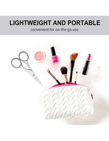 Tijeras Pequeñas AsonTao para Cejas y Vello Nasal - Acero Inoxidable