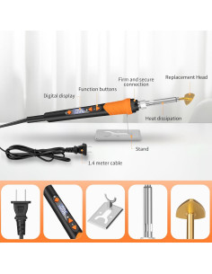 Mini Plancha para Manualidades K KERNOWO 180W Naranja 2