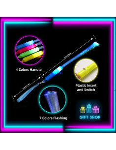 Paquete de 25 Varitas Brillantes BouQuw para Fiesta 2