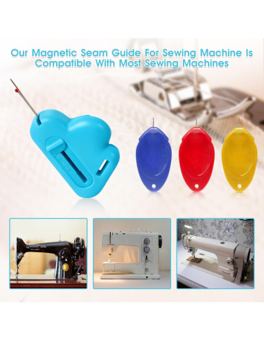 Guía Magnética de Costura FARIRICAJON con Desgarrador 2 en 1