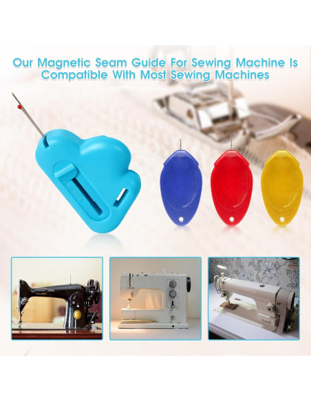 Guía Magnética de Costura FARIRICAJON con Desgarrador 2 en 1