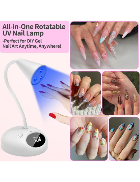 Lámpara LED UV Portátil CGBE MJD009 para Uñas - 18W