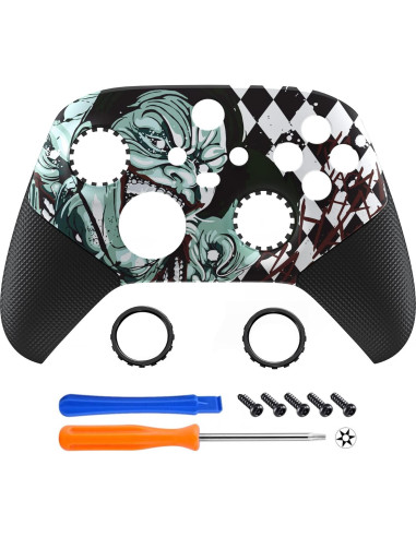 Carcasa Frontal eXtremeRate ASR para Controlador Xbox Series X/S - Agarre de Goma Payaso