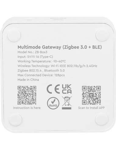 Puerta de enlace Zigbee 3.0 LGIDTECH ZB-Box3 Control Inteligente
