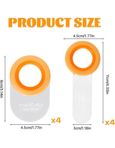 Elevador de Tapa de Inodoro MdakeGo 6 Piezas Multicolor 2