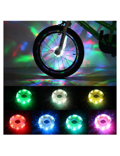 DAWAY A16 Luces LED para Ruedas de Bicicleta Recargables