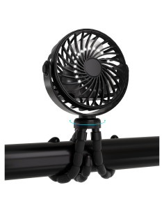 Ventilador Mini Portátil JYJZPB Clip On 3 Velocidades Recargable