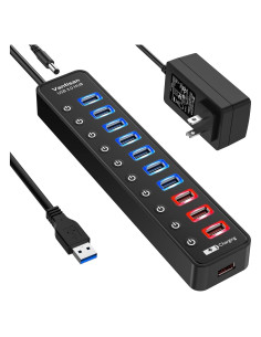 Hub USB 3.0 Alimentado 11 Puertos - Shenzhen CH-210U3