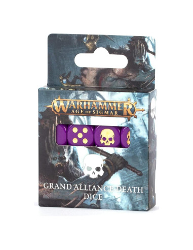 Dados Warhammer Edad de Sigmar Alianza Grande Muerte 16mm