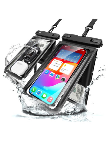 Funda Impermeable MINSLIS BG02 Doble Almacenamiento 6.9"