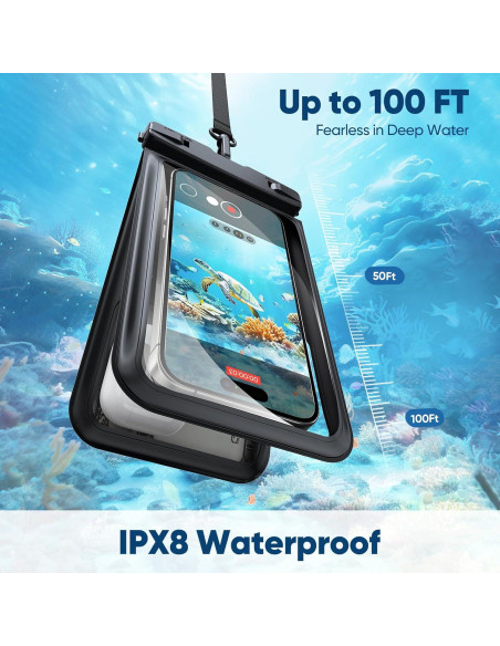 Funda Impermeable MINSLIS BG02 Doble Almacenamiento 6.9"