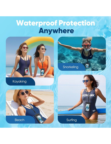 Funda Impermeable MINSLIS BG02 Doble Almacenamiento 6.9"