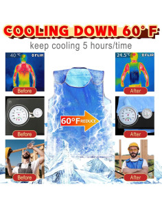 Chaleco Refrigerante PANGTIKU Ajustable para Climas Calientes 2