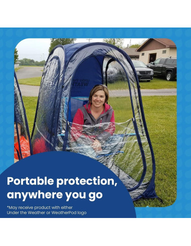 Tienda Pop-Up Under The Weather Rojo para 1 Persona