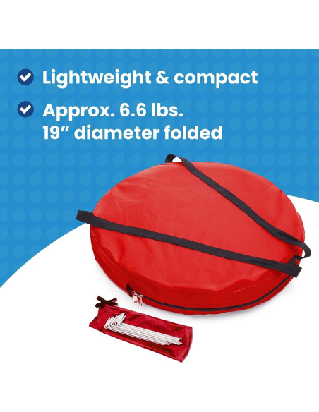 Tienda Pop-Up Under The Weather Rojo para 1 Persona Tienda Pop-Up Under The Weather Rojo para 1 Persona