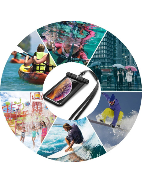 Funda Impermeable Njjex Flotante para Teléfono 18x10cm