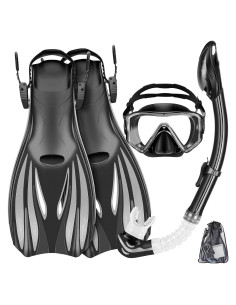 Equipo de Snorkel Zeeporte Dive - Máscara, Aletas y Snorkel