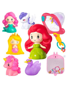 Juguetes de baño Hely Cancy 8 Piezas para Niños 1-3 Años