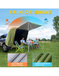 Tienda de Maletero Bumbee SUV 4 Personas Impermeable Verde 2