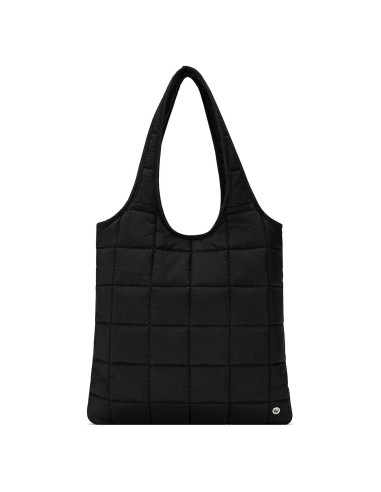 Bolso de Hombro Puffer WESTBRONCO Negro Acolchado 40x43cm