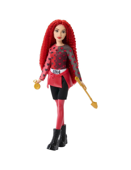 Muñeca Rojo Hija de la Reina de Corazones Mattel + Libro Hechicero