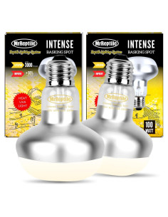 Lámpara de Calor para Reptiles MRREPTILE 100W Paquete de 2