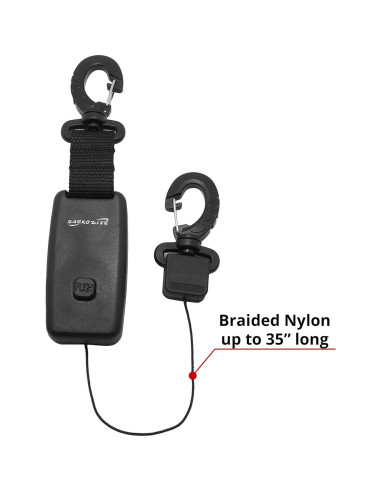 Retractor automático Saekodive AR-03A 90cm con ganchos