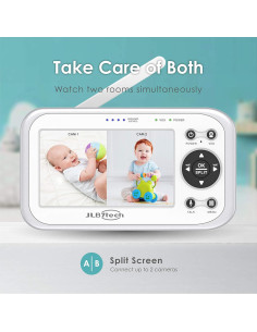 Cámara Adicional Monitor Bebé LBtech JLB953 Pantalla 4.3" 2