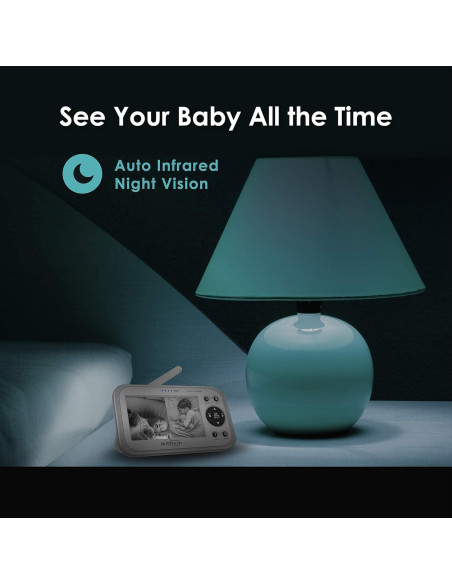 Cámara Adicional Monitor Bebé LBtech JLB953 Pantalla 4.3"