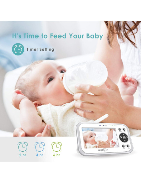 Cámara Adicional Monitor Bebé LBtech JLB953 Pantalla 4.3"