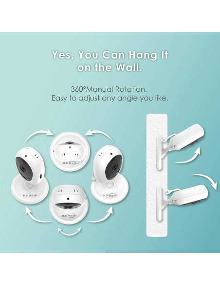 Cámara Adicional Monitor Bebé LBtech JLB953 Pantalla 4.3"