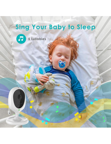 Cámara Adicional Monitor Bebé LBtech JLB953 Pantalla 4.3"