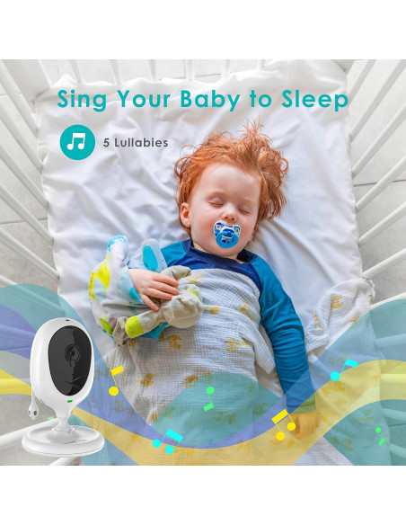 Cámara Adicional Monitor Bebé LBtech JLB953 Pantalla 4.3"