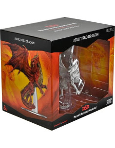 Miniatura D&D Wizkids Dragón Rojo Adulto Sin Pintar 2