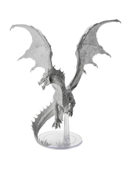 Miniatura D&D Wizkids Dragón Rojo Adulto Sin Pintar