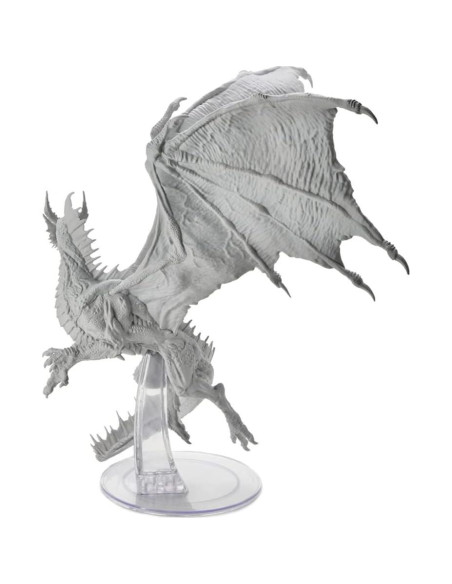 Miniatura D&D Wizkids Dragón Rojo Adulto Sin Pintar