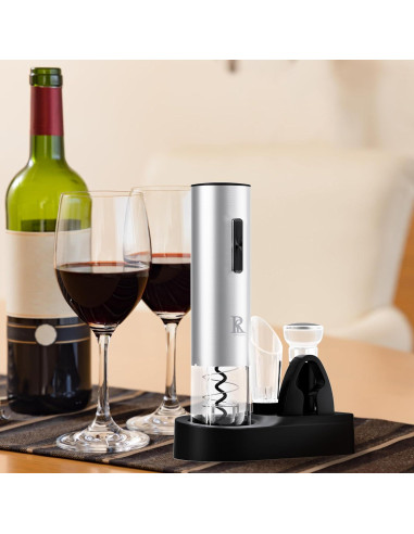 Abridor de Vino Eléctrico R Conlifeus 500 mAh Acero Inoxidable