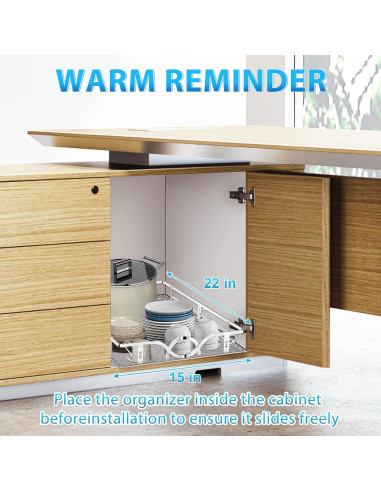 Organizador Deslizante Tksrn 2 Paquete 35.56x53.34cm Cocina