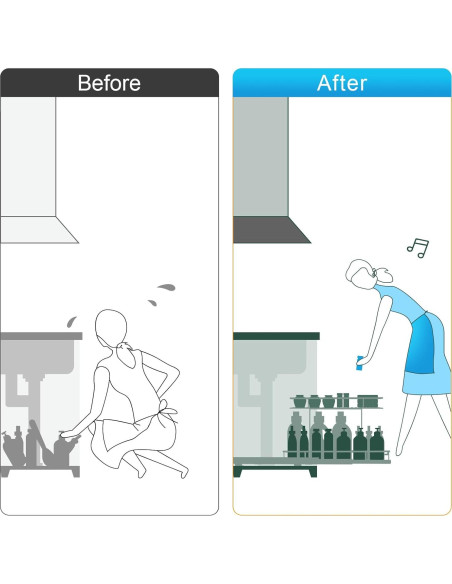 Organizador Deslizante Tksrn 2 Paquete 35.56x53.34cm Cocina