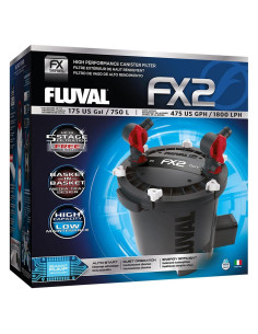 Filtro de Acuario Fluval FX2 1800 L/h 4 Etapas Compacto
