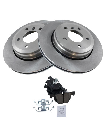 Kit de Freno TRQ Cerámico Trasero para BMW 2004-2010