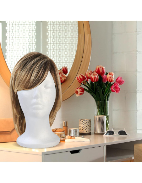 Cabeza de Peluca BALABALA 3 Pcs Soporte Estireno 28 cm